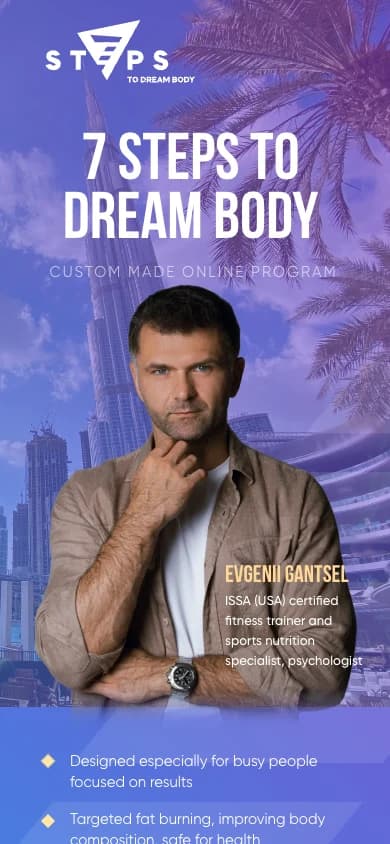 7 Steps to Dream Body — мобильная версия
